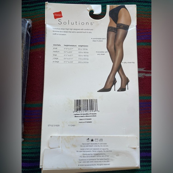 3 Pair of New Tights, Hosiery, stockings, body shapers, Legwear. Small/Medium. - Picture 6 of 7